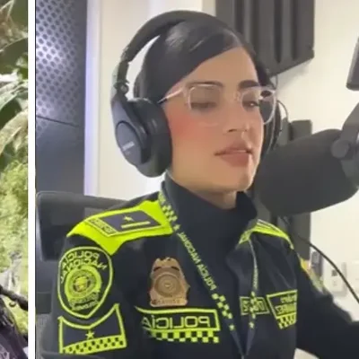 La patrullera de la Policía que revoluciona las redes sociales con