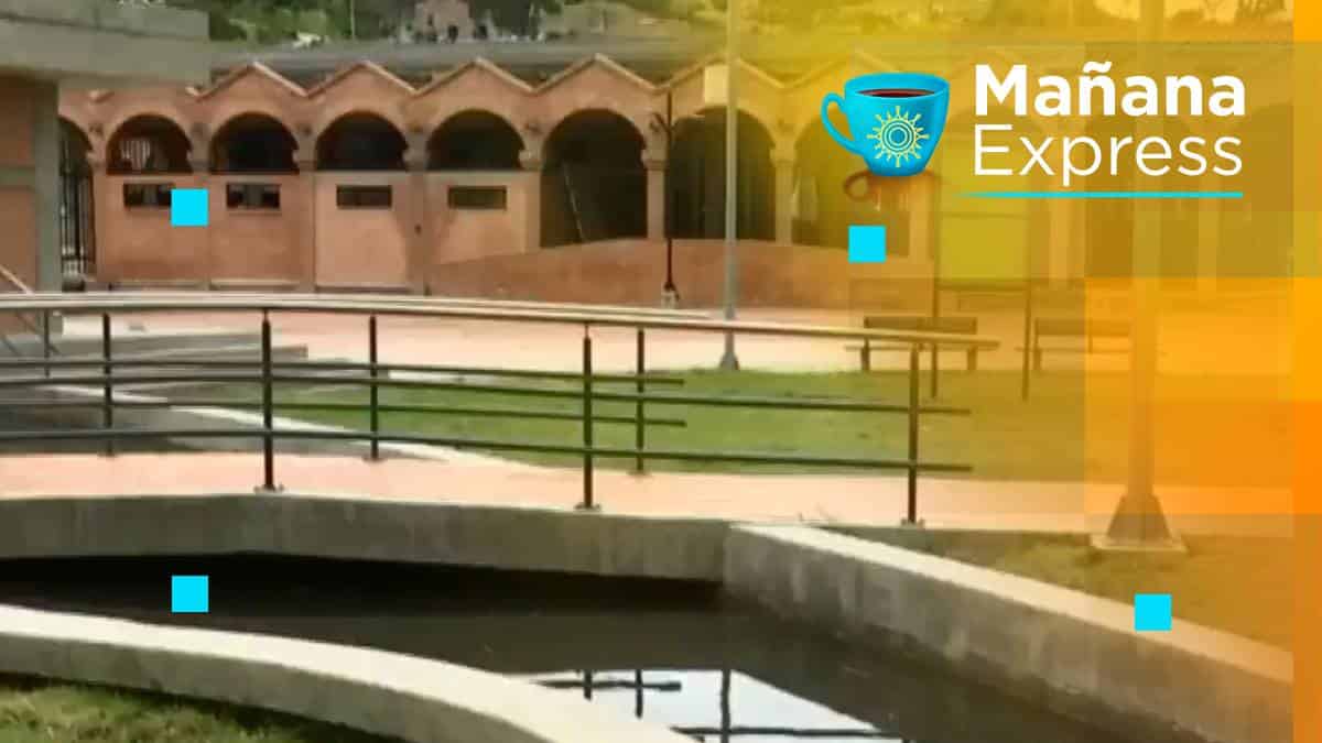 En Villa Pinzón hicieron parque en un antiguo botadero de basura