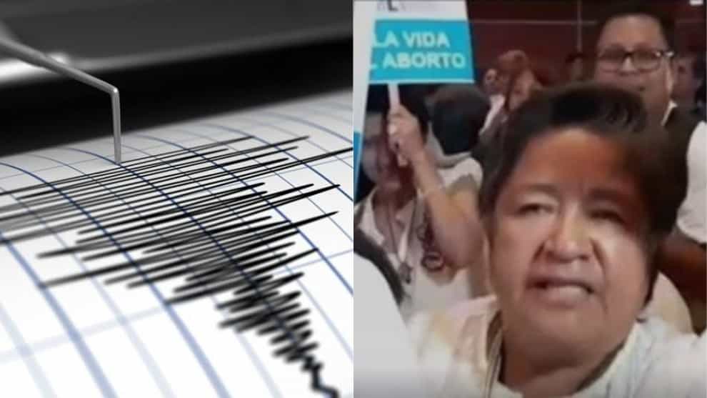 Mujer 'predice un terremoto’ en México por despenalizar el aborto y se hace viral en redes