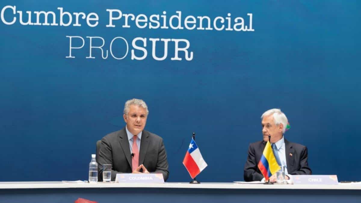 Iván Duque recibió la presidencia pro tempore de Prosur