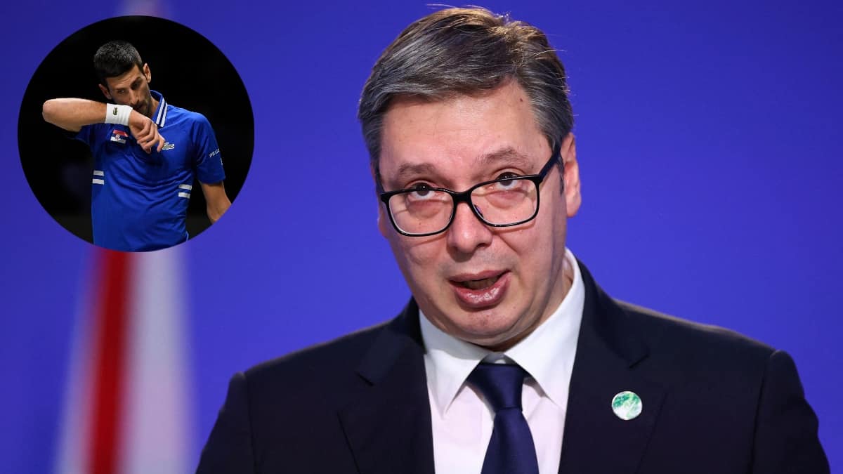 Novak Djokovic y Aleksandar Vucic