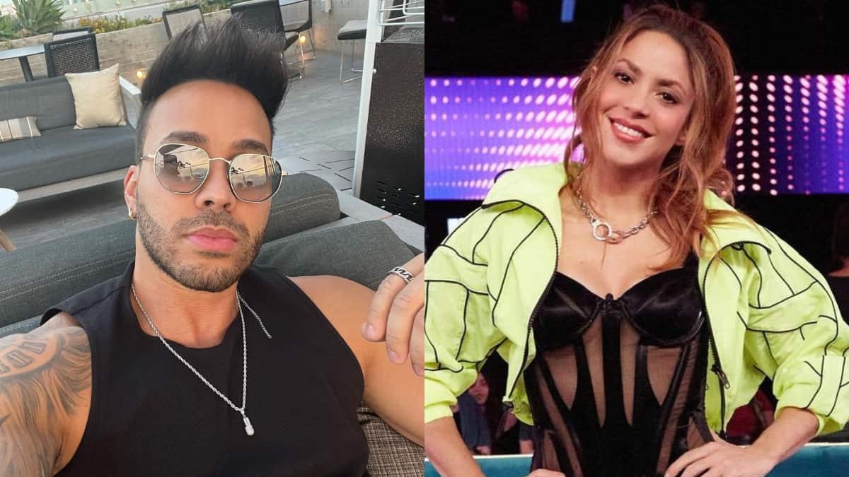 Foto: @princeroyce - @shakira / Instagram Prince Royce y Shakira
