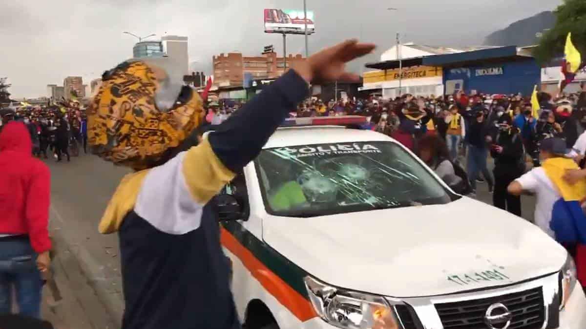 Fiscalía confirma 14 capturas por vandalismo en paro en Colombia