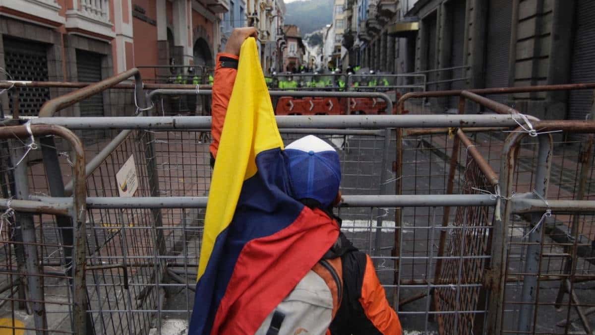 Estado de excepción en Ecuador por protestas