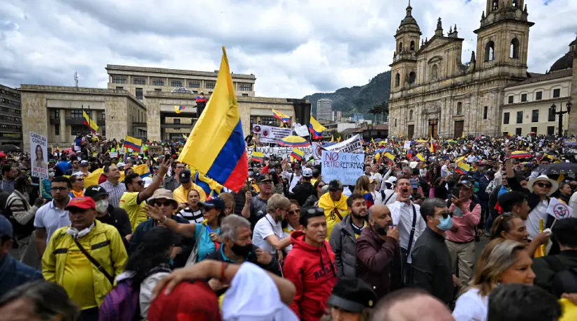 Protestas en Bogotá