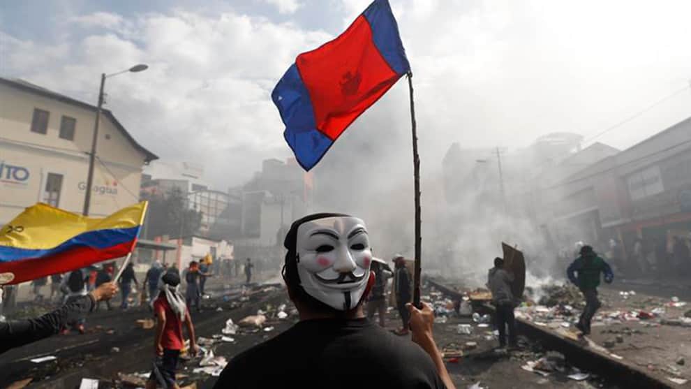 Protestas en Ecuador
