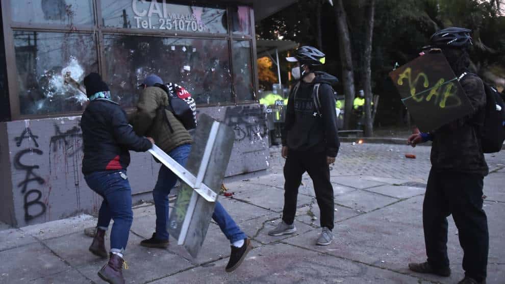Protestas en Bogotá