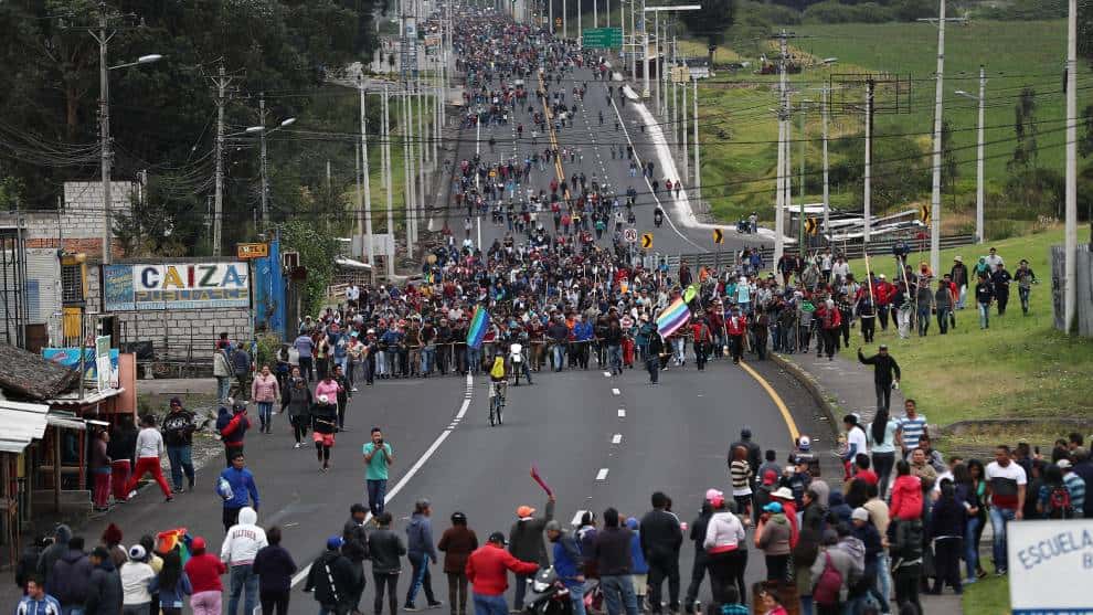 Ecuador acepta mediación de la ONU para calmar protestas