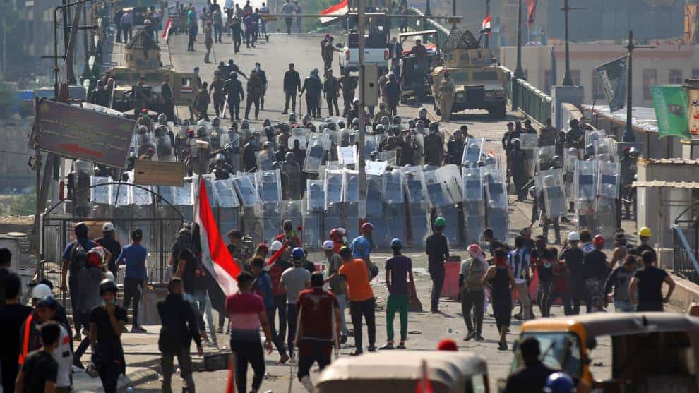 Más de 260 personas han muerto durante 38 días de protestas en Irak