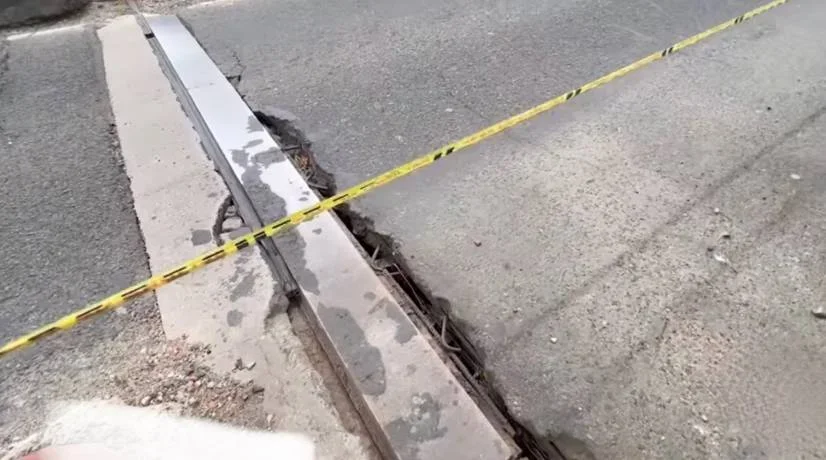 Puente Simón Bolívar en Risaralda a punto de colapsar