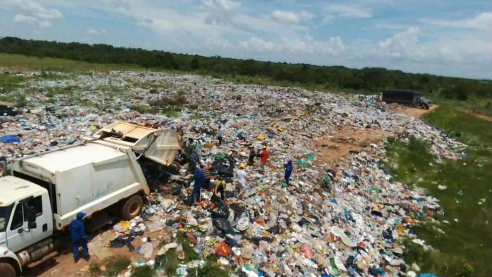 Relleno sanitario en Puerto Carreño