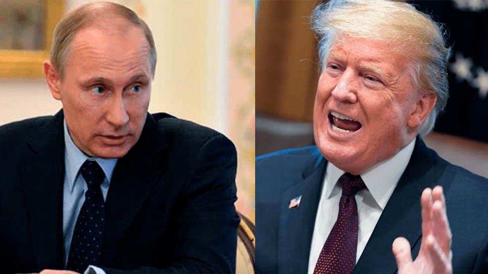 Vladimir Putin y Donald Trump.
