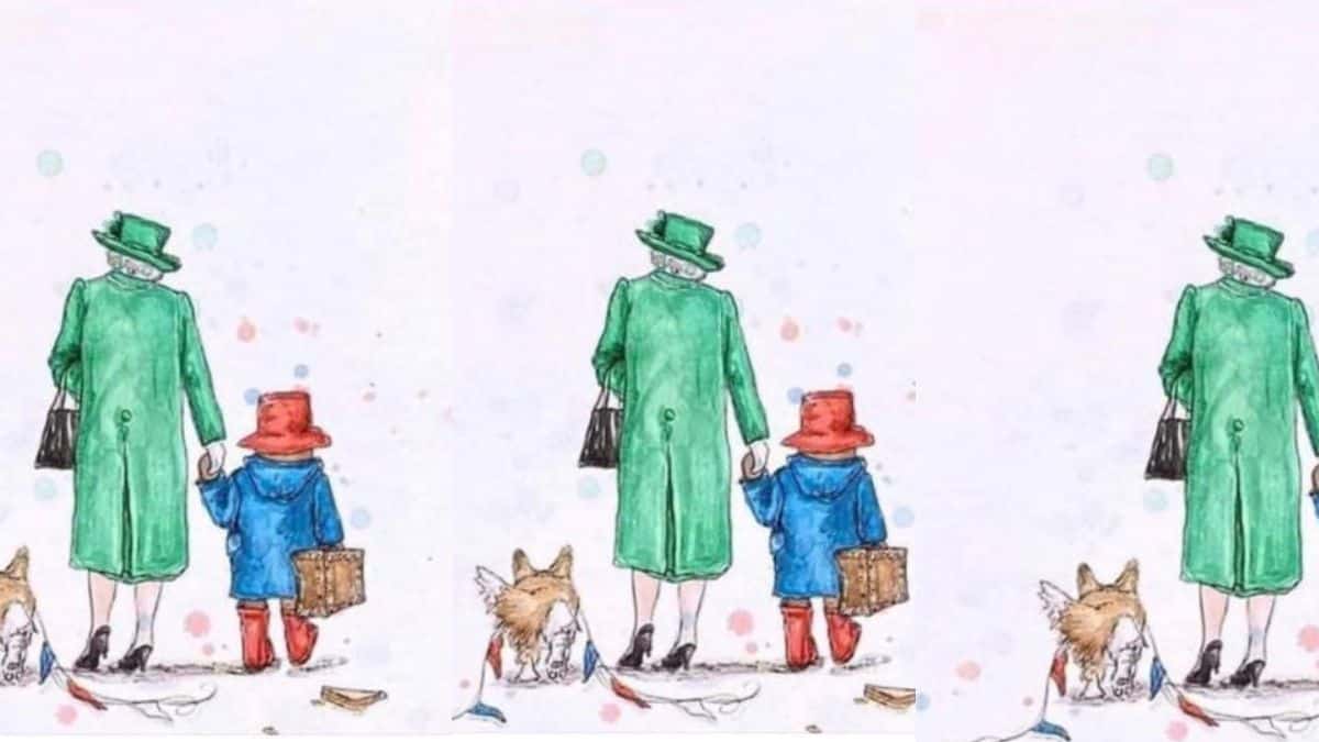 Ilustración Reina Isabel II por Eleanor Tomlinson