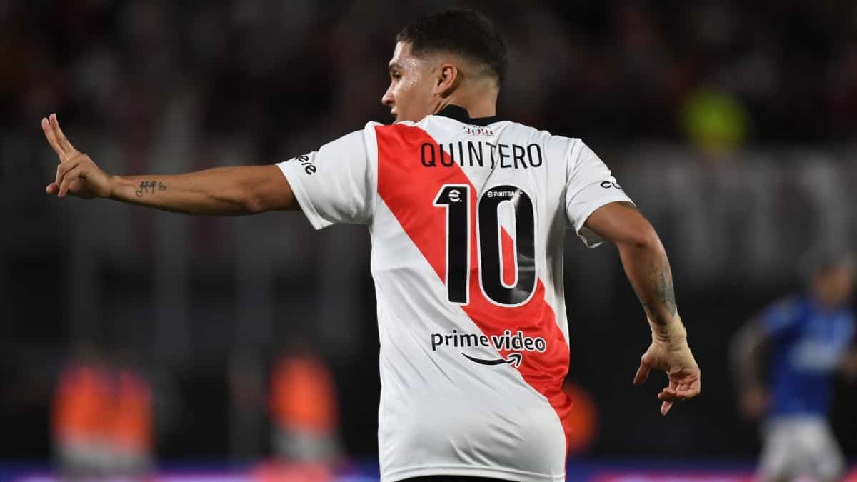 Juan Fernando Quintero, River Plate 4-2 Argentinos: Copa de la Liga