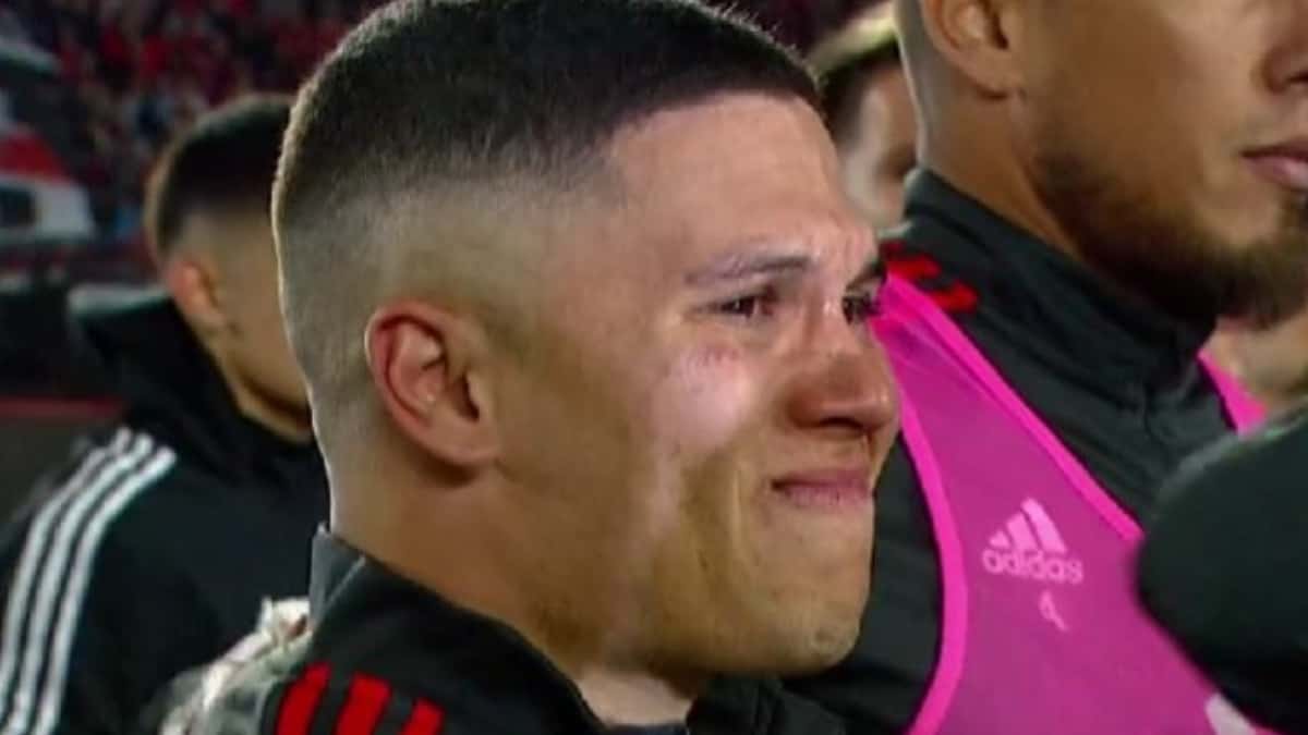 Juanfer Quintero lágrimas despedida Marcelo Gallardo del Monumental