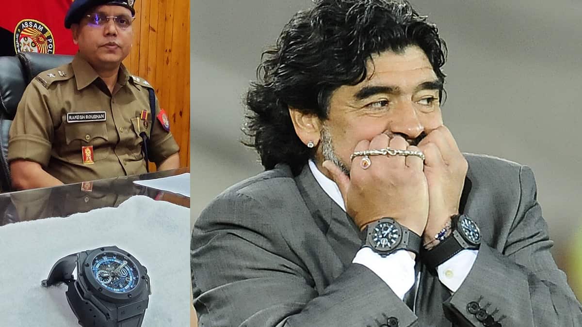 AFP / Diego Maradona: capturan a hombre que se había robado un reloj del argentino