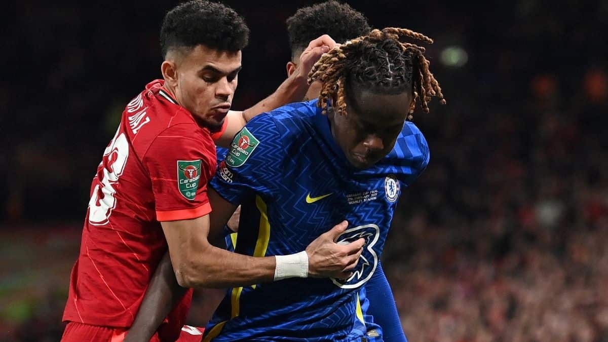 Así le fue a Luis Díaz en la final entre Liverpool y Chelsea