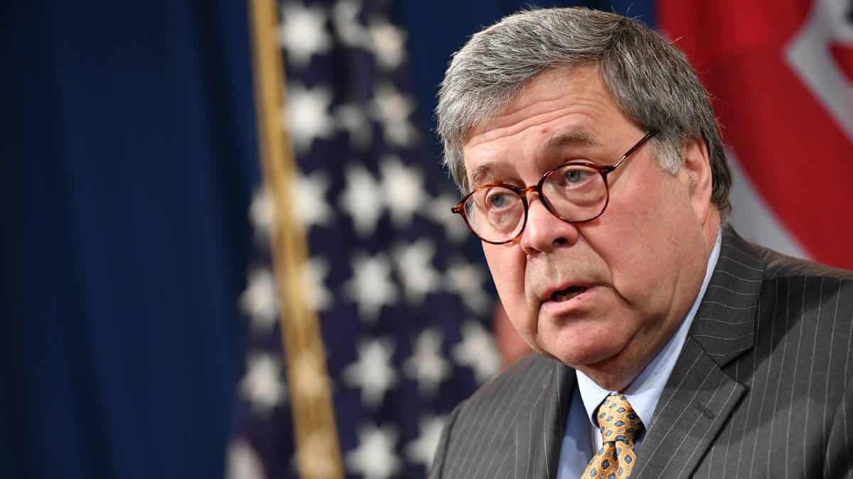 Trump anunció la salida del gobierno del fiscal general Bill Barr