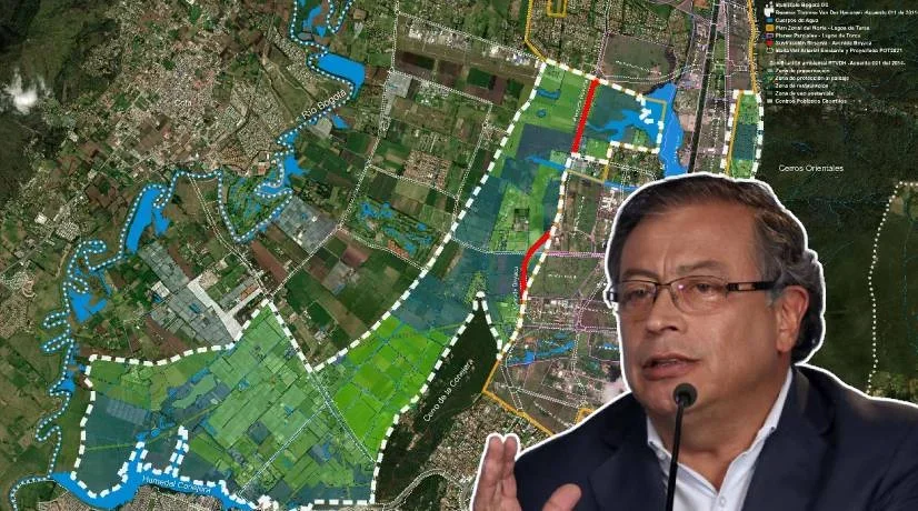 Presidente Gustavo Petro advirtió la pérdida de una reserva forestal para ampliar la Avenida Boyacá.