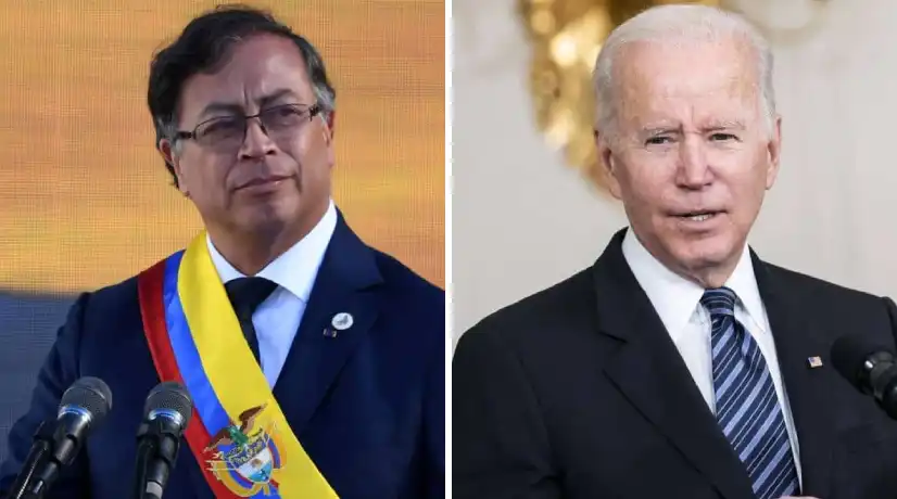 Paz y lucha contra las drogas entre los temas que hablarán los presidentes Joe Biden y Gustavo Petro
