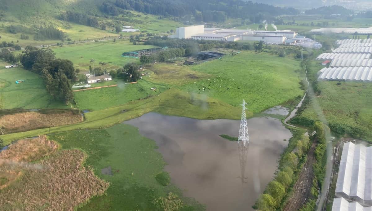 Río de Bogotá se desborda