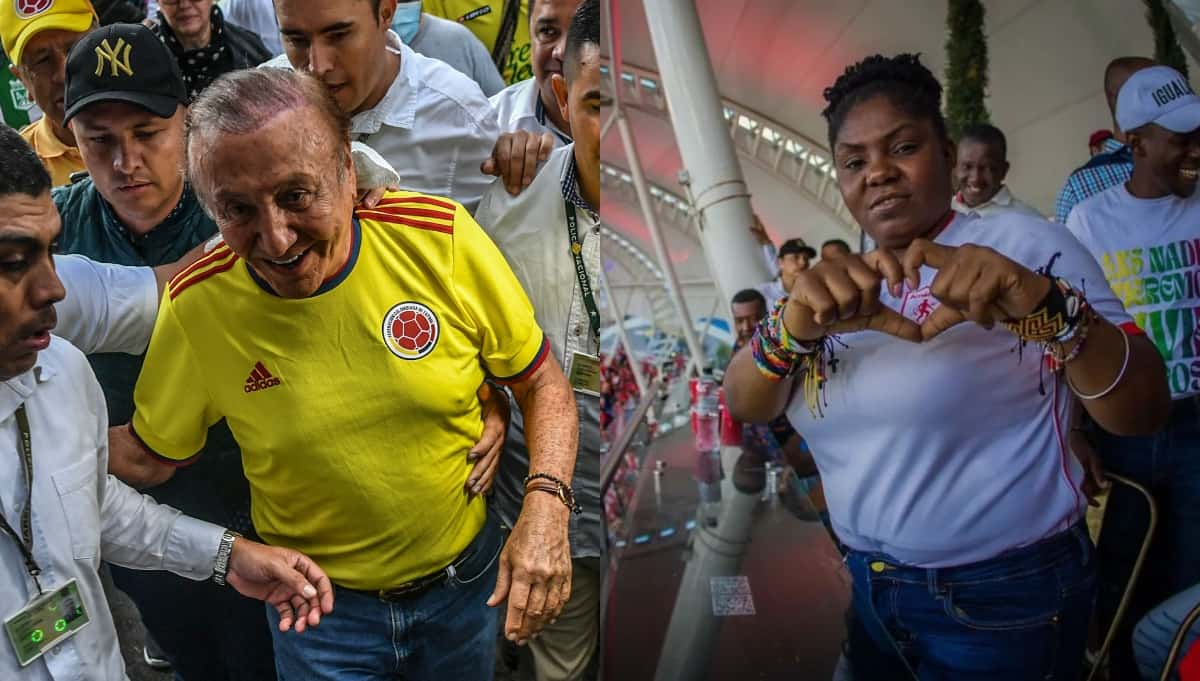 Rodolfo Hernández y Francia Márquez