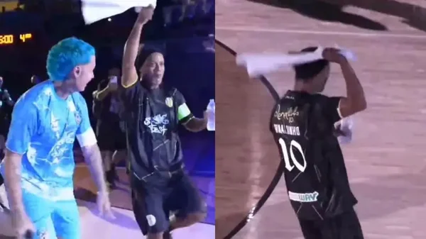 A ritmo de Blessd y Ryan Castro, Ronaldinho disfrutó una noche inolvidable en Miami