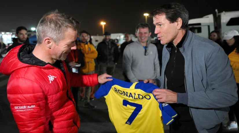 Rudi García, DT del Al Nassr, comparó a Cristiano con Pelé