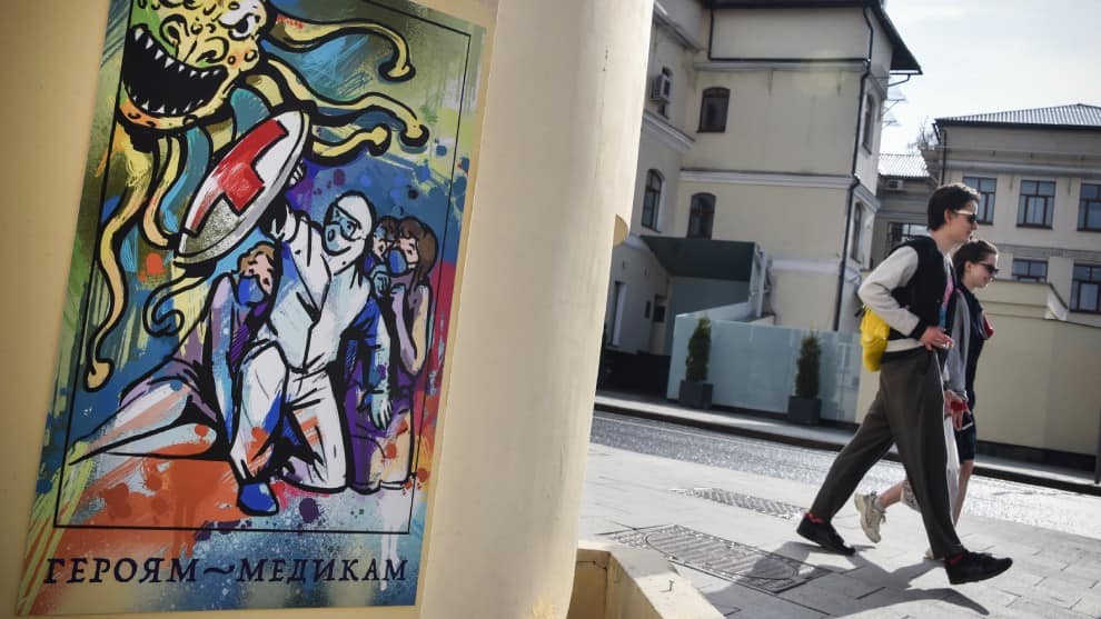 Rusia, el quinto país más afectado por el coronavirus de Europa