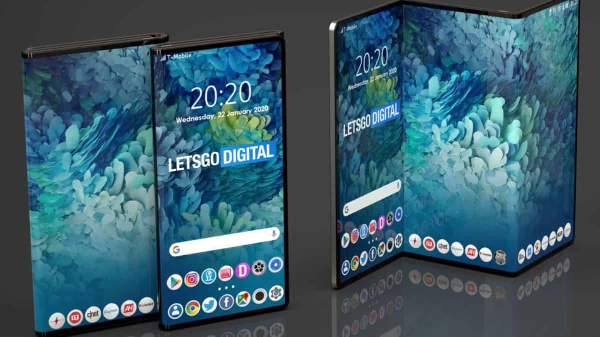 Samsung patenta un celular con dos pliegues