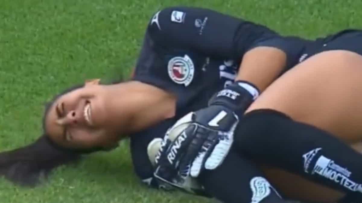 Arquera ºtefani Jiménez sufre lesión en Toluca vs San Luis