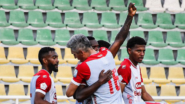 Santa Fe 'salió vivo' en la ida contra Internacional Palmira: 2-2 por la Copa BetPlay