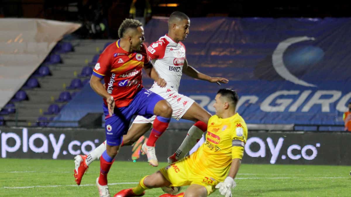 Santa Fe derrotó a Pasto y sumó su segundo triunfo en la Liga BetPlay