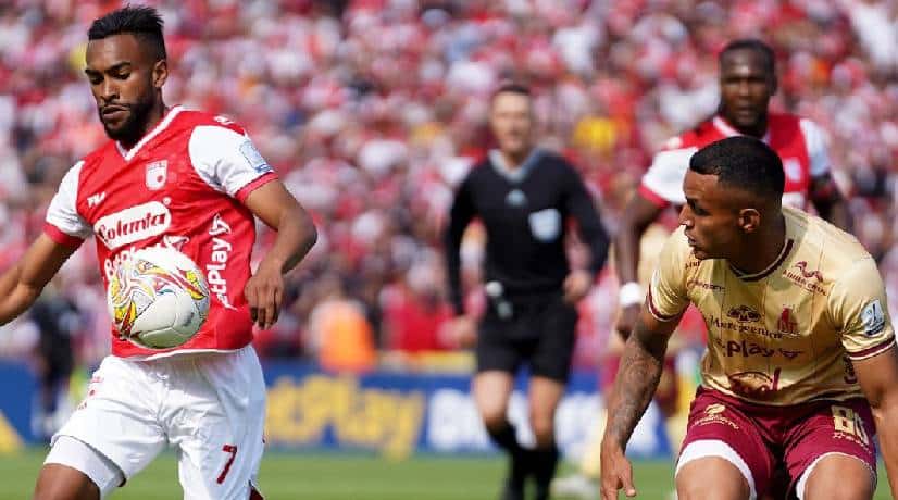 Santa Fe empató con Tolima en Bogotá 1-1