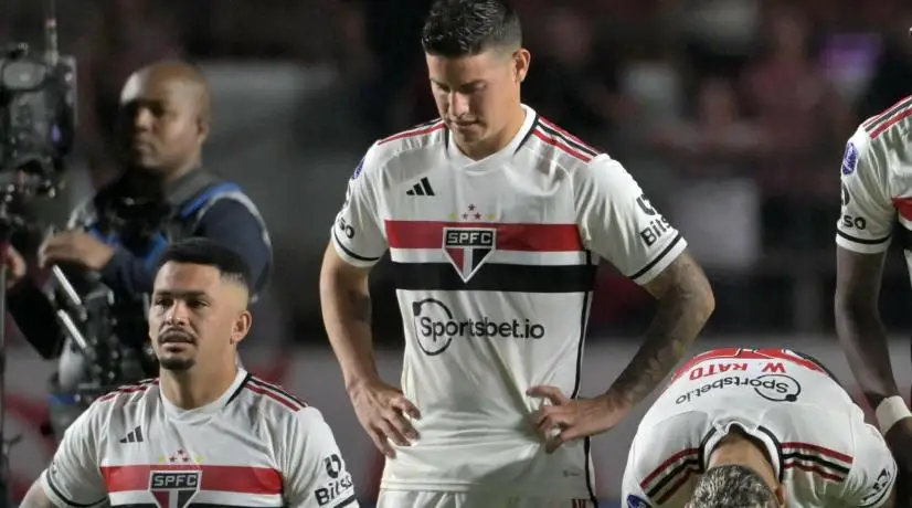Foto: AFP São Paulo en el ojo del huracán por posibles amaños de partidos: ¿se verá James afectado?