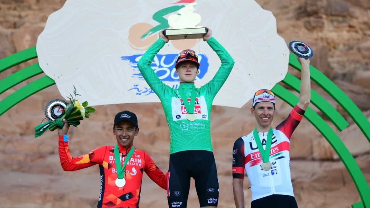 Santiago Buitrago, segundo en el Saudi Tour 2022