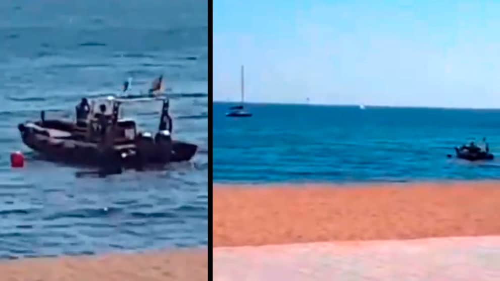 Evacúan playa de Barcelona luego de hallar bomba de la guerra civil