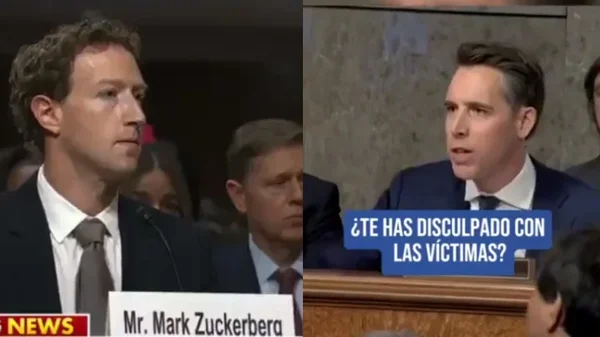 Senador de EEUU arremetió contra Mark Zuckerberg: “tiene las manos manchadas de sangre”