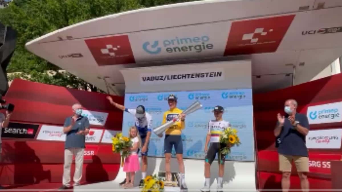 Sergio Higuita segundo en la general de la Vuelta a Suiza 2022