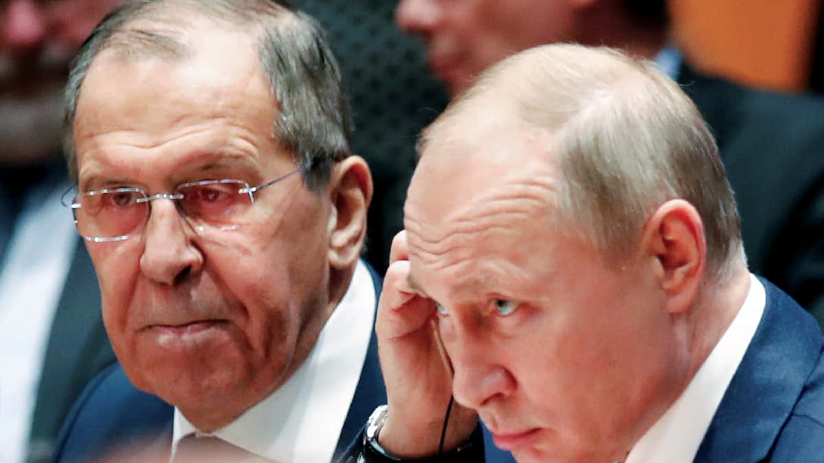 Serguéi Lavrov y Vadimir Putín