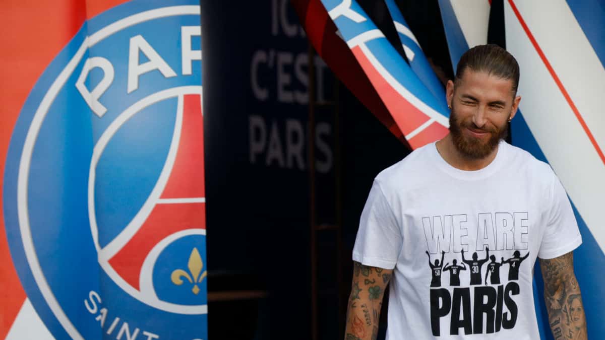 Sergio Ramos aún no ha debutado con el PSG