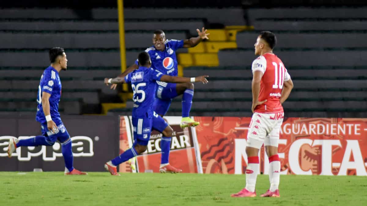 Santa Fe 0-2 Millonarios: goles, resumen y crónica: Liga BetPlay