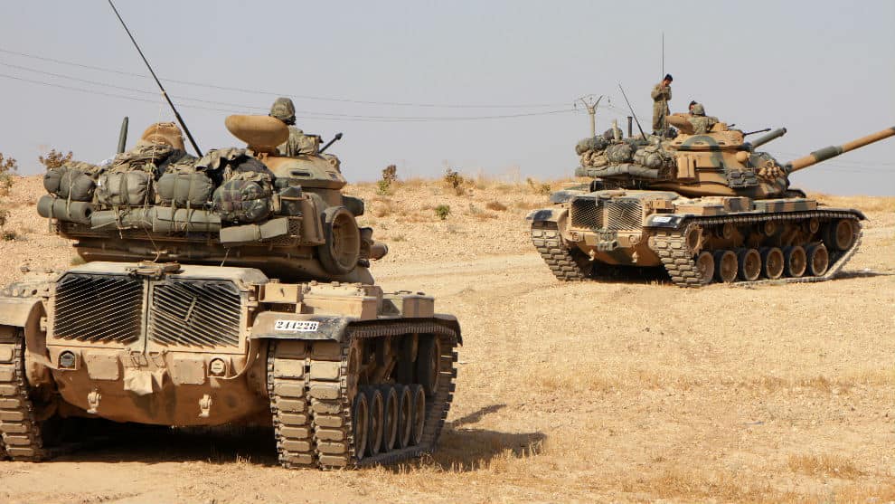 Turquía y Estados Unidos son miembros de esta coalición, y los kurdos objetivo del ataque. Foto: AFP