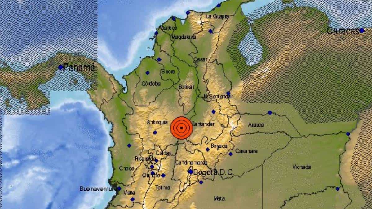 Sismo en Antioquia