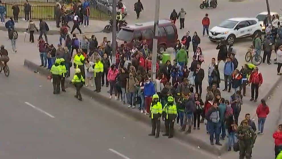 Problemas de movilidad en Soacha por paro nacional de conductores