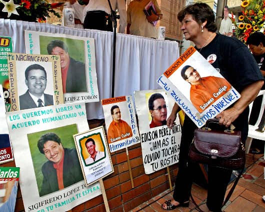 Los diputados fueron asesinados por las Farc en 2007. Foto: AFP