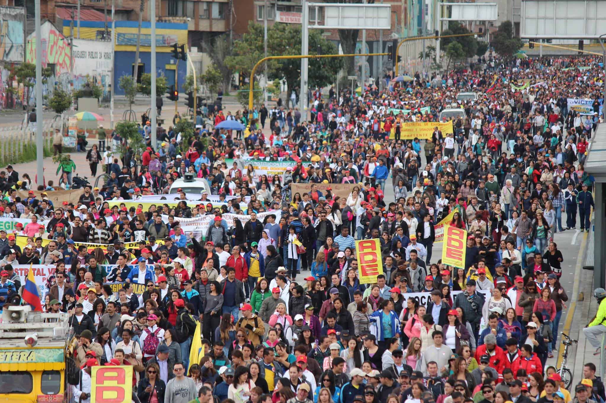 Por ahora no se vislumbra una solución al paro. Foto: FECODE.