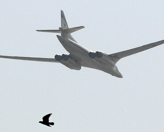 Los aviones rusos invadieron en dos ocasiones el espacio aéreo colombiano. Foto: AFP.