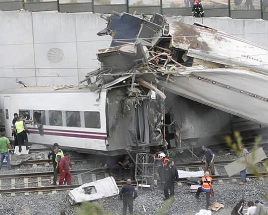 El accidente costó la vida a 78 personas. Foto: EFE