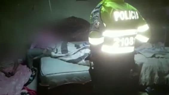 La Policía rescató a los menores.